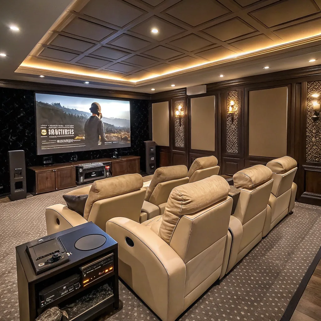 David's stunning home theater setup