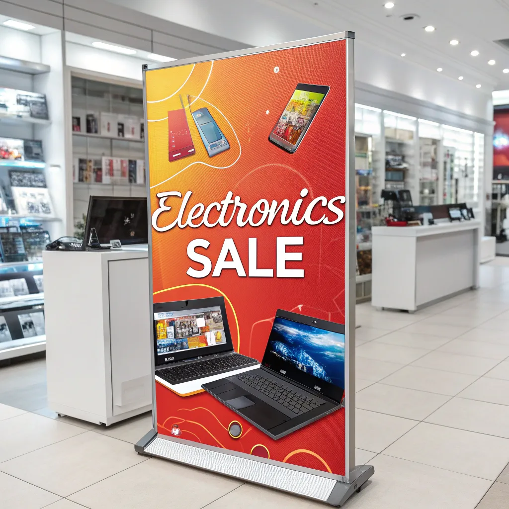 Electronics sale poster